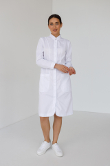 Жіночий медичний халат (подовжений / довгий рукав) "Олімпія" 