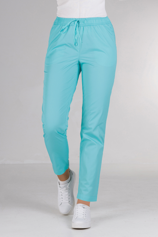 Женские медицинские брюки (мятные)