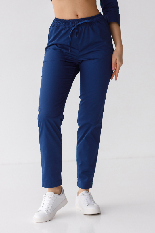Женские медицинские брюки (синие)