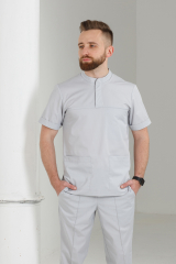 Чоловічий медичний костюм (сірий) "Максим"