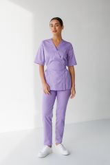 Женский медицинский костюм (сиреневый) "Мирра"