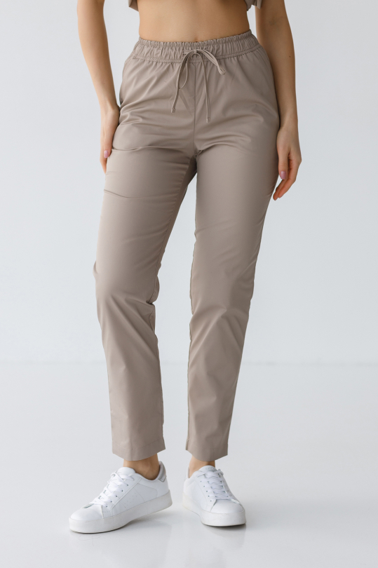 Женские медицинские брюки (песочный)