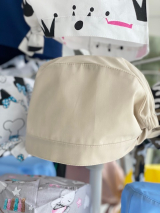 Медична шапочка (кремова з зав'язкою)