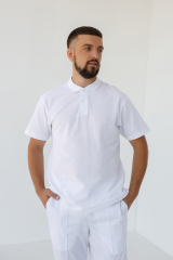 Чоловіча футболка поло (біла)