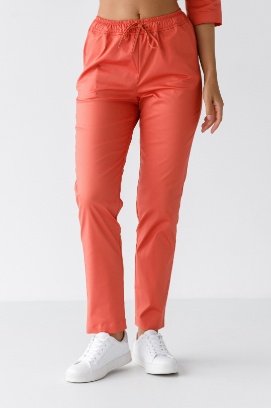 Женские медицинские брюки (стрейч /морковный)