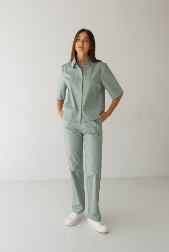 Женский медицинский костюм (полынь) "Адель"