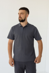 Чоловіча футболка поло (графит)
