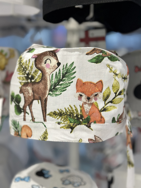 Медична шапочка "Лісові тваринки"