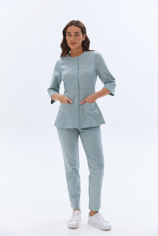 Женский медицинский костюм (стрейч / полин) "Грейс"