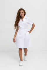 Жіночий медичний халат (білий) "Керол"